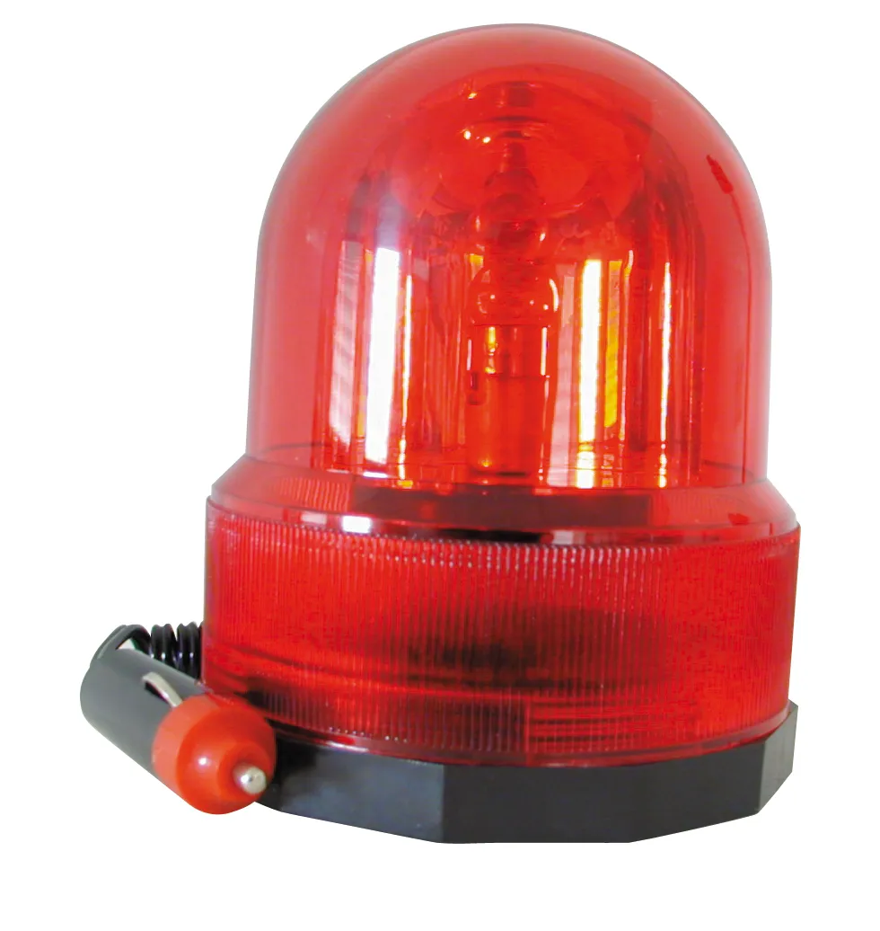 Rotorblink, rød 12 VDC 21W 1,75A