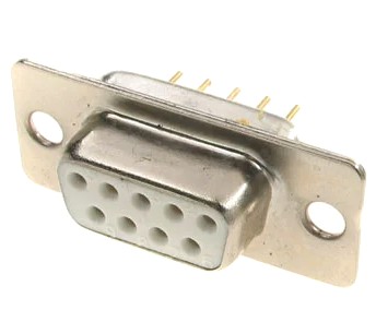 D-Sub Socket 9-Pole Solder Pin Female