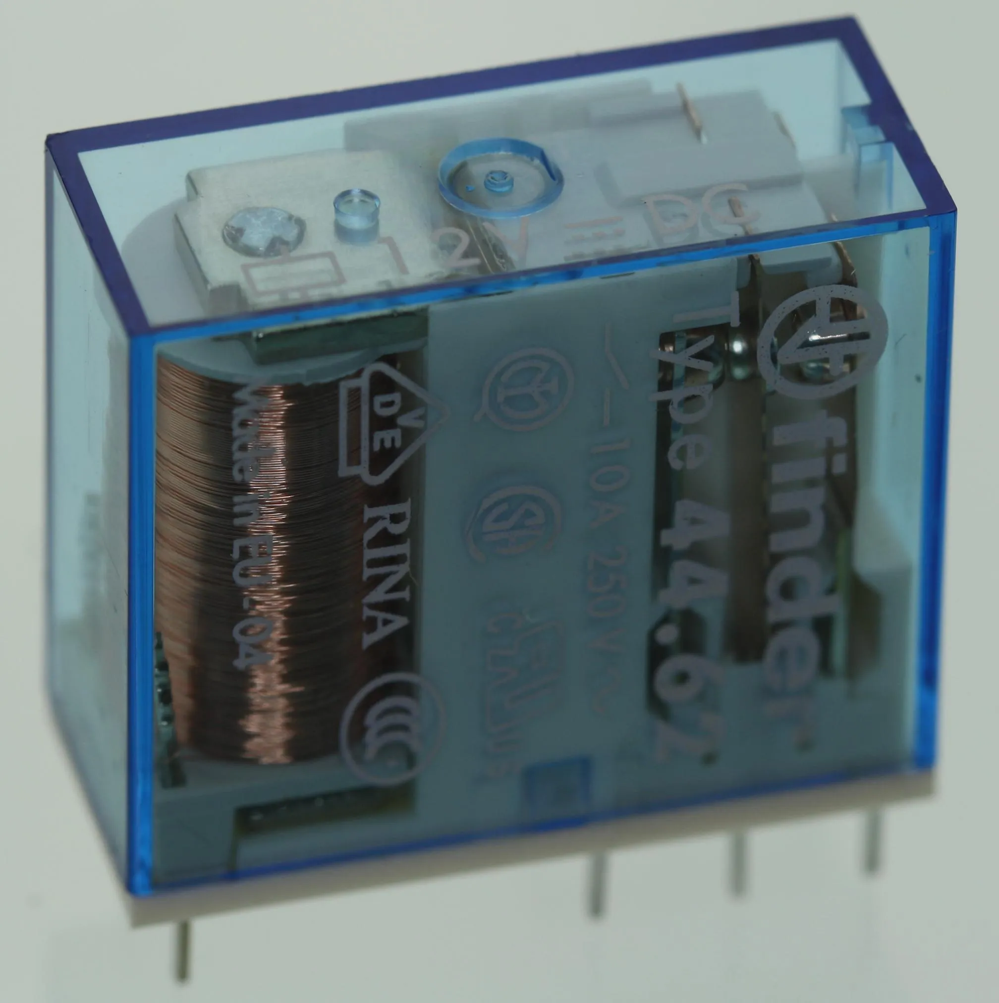 Relay DPDT 10/20A 12V 220R AgNi 44.62.9.012.0000