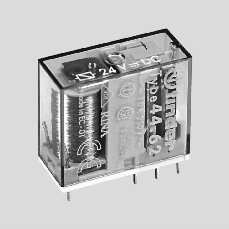 Relay DPDT 10/20A 24V 900R AgNi 44.62.9.024.0000