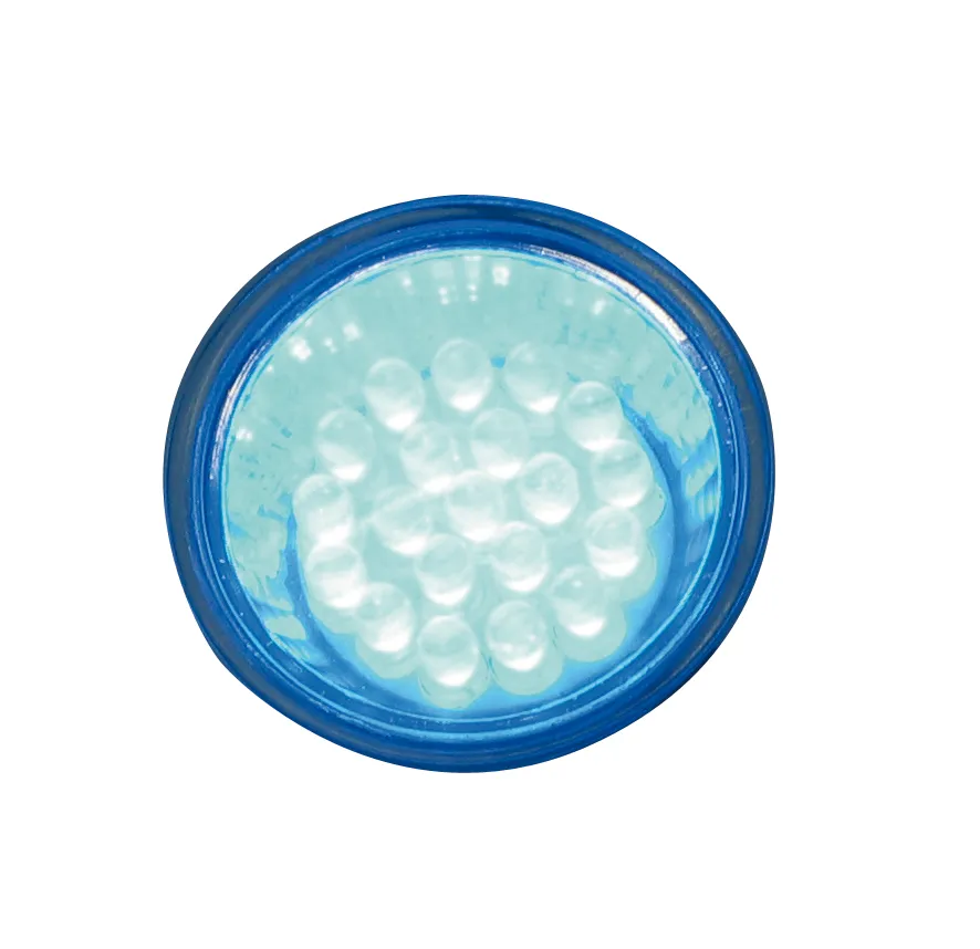 Lysdiodelampe i MR-16 hus m/20 LED's, blå