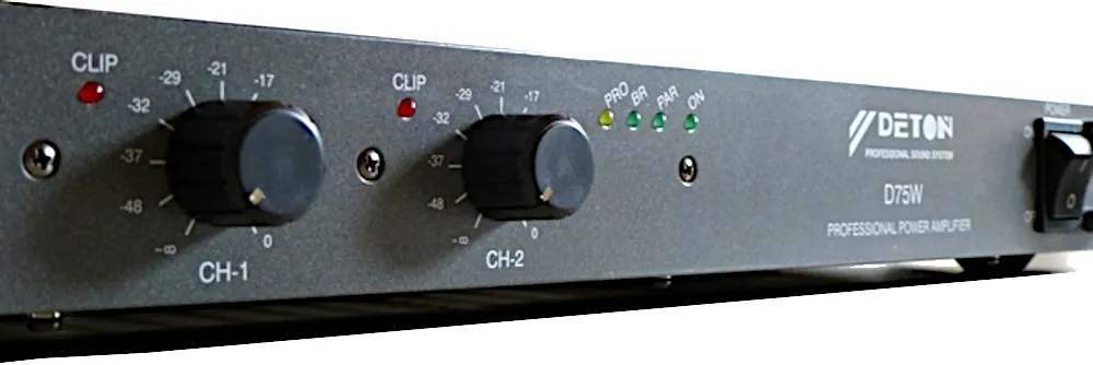 Deton PA-Forstærker D75W 2x75W