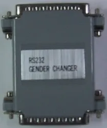 RS232 Gender Changer 25-pin han/han