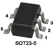 Buck-Reg HighEff 600mA SOT23-5