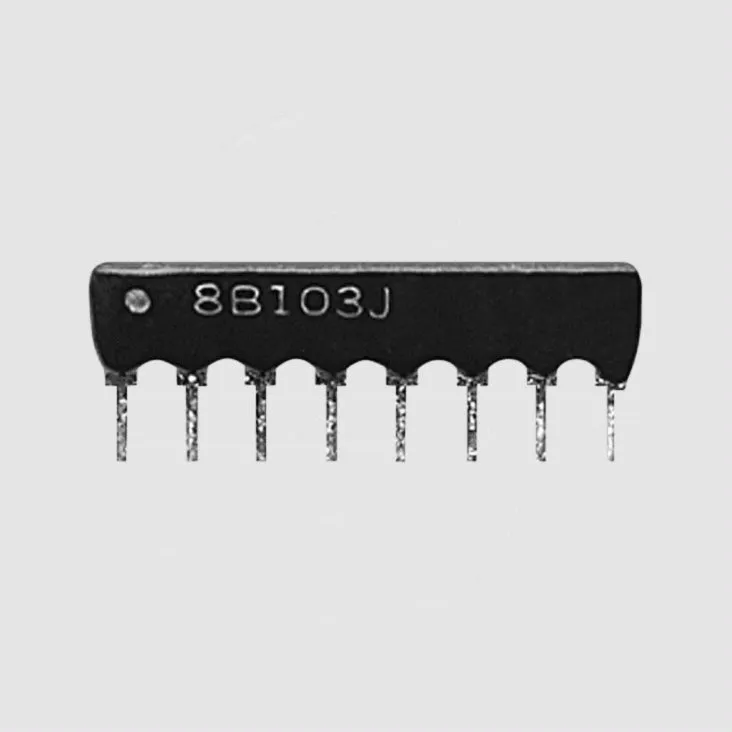 SIL-Resistor 4R/8P 8,2K