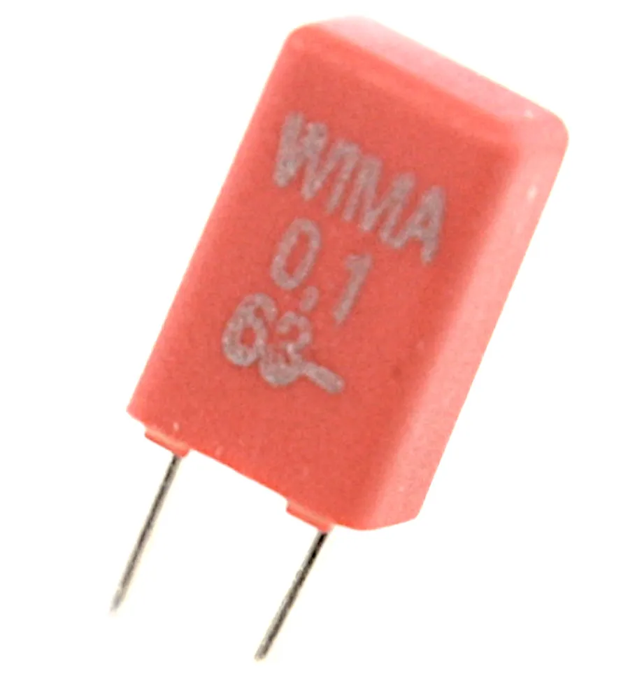 MKT Capacitor 100nF  63V 10% P2,5