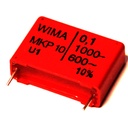MKP Capacitor 100nF 1000V 10% P22,5