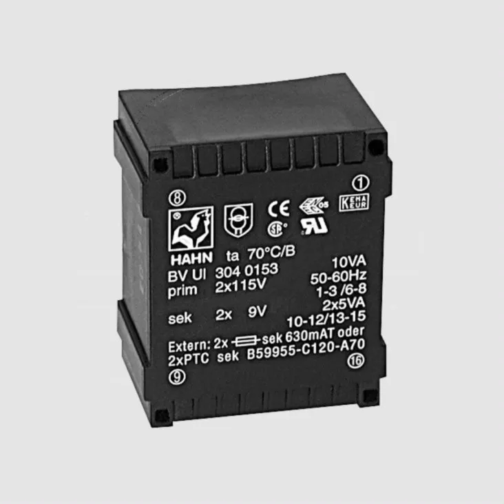Transformer 16VA 2x115V 2x12V 2x666mA