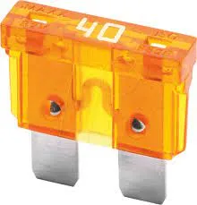 Fladstiksikring, 40A, 32V, orange