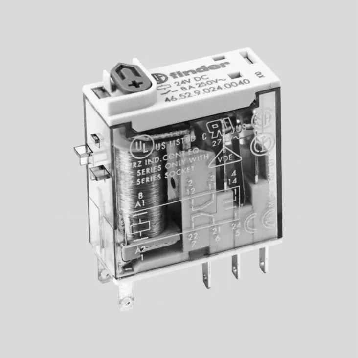 Ind.Relay 2xU 8A 24VAC 320R 46.52.8.024.0040