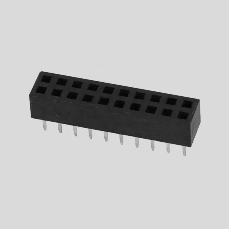 Female Header 2R Straight 2x15-Pole Au