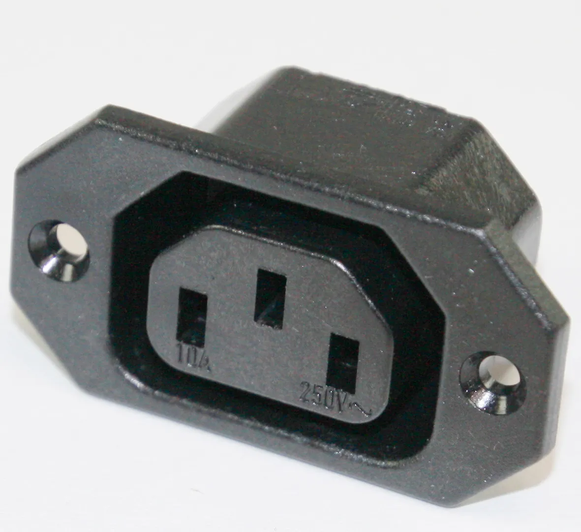 IEC C13 Power Jack, Spacing=40mm 6,3mm
