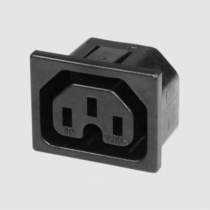 IEC C15 Power Jack, Snap-In