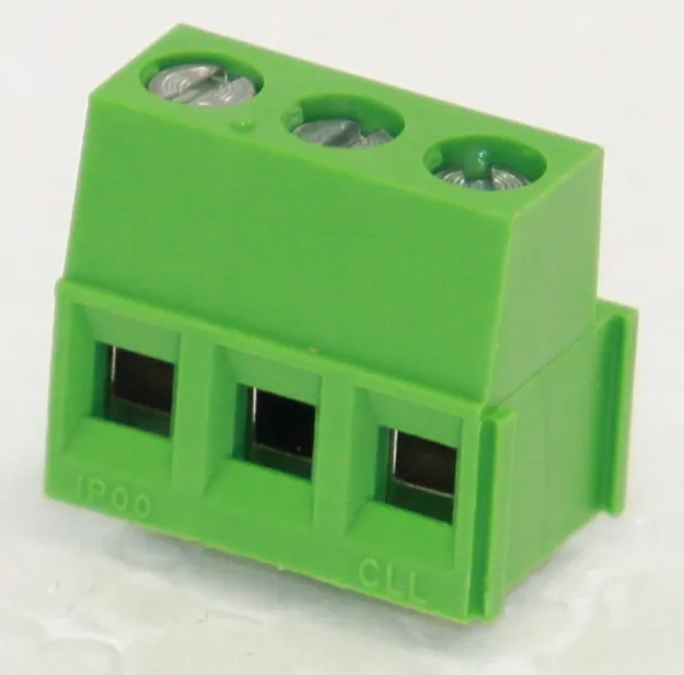 Terminal Block 250V 3-Pole Grøn