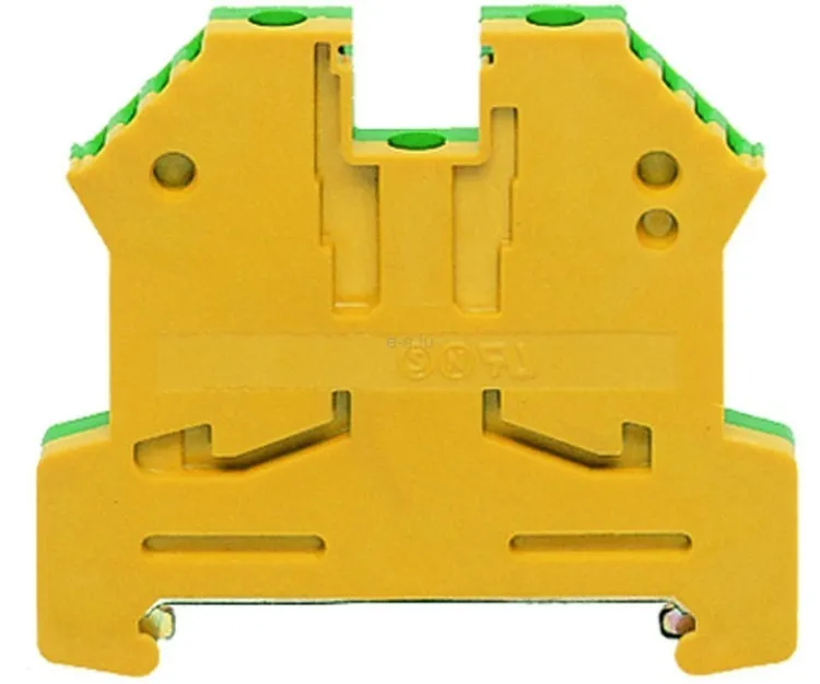 DIN-Rail Terminal 2,5mm² Green/Yellow