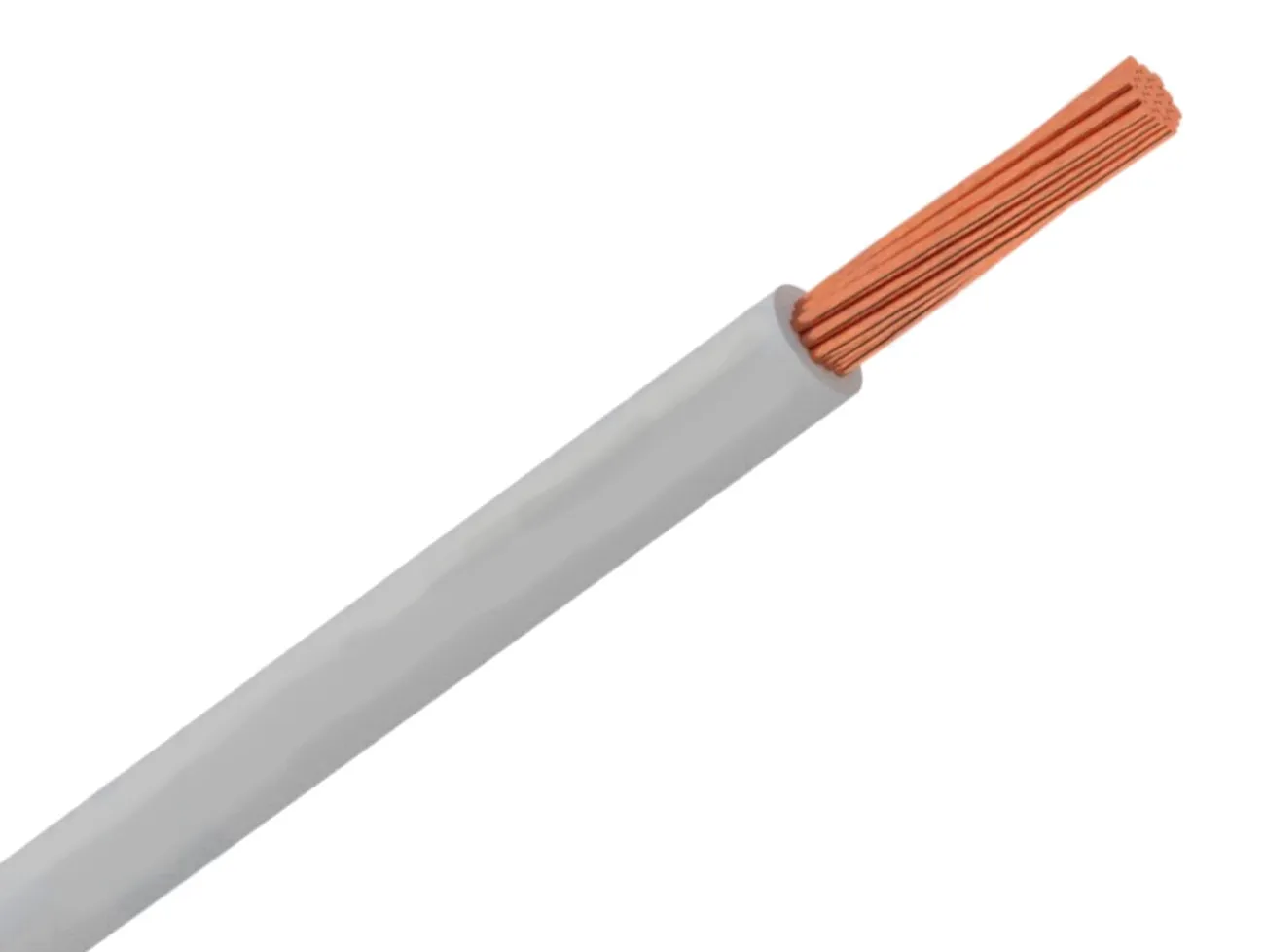 Kabel H05V-K 1,0mm² Grå