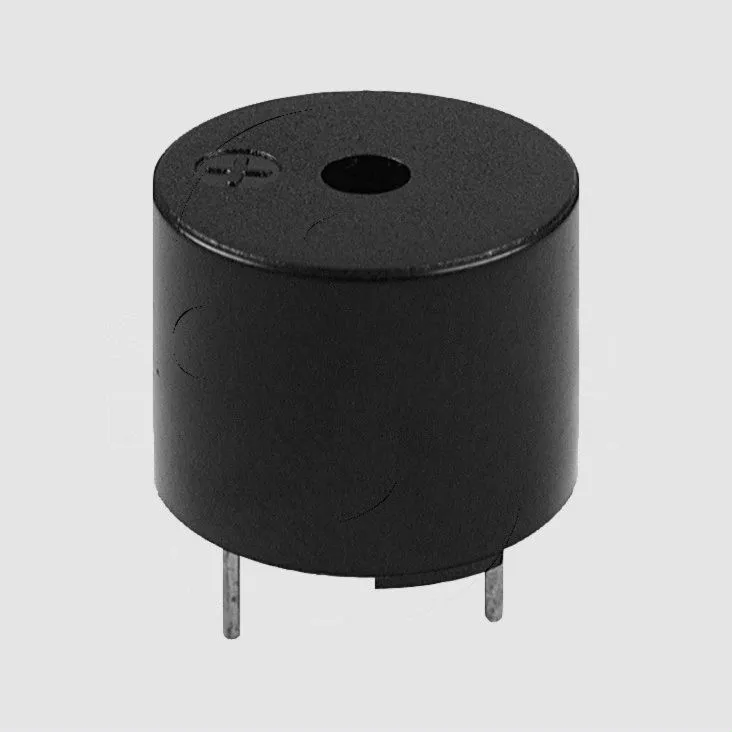 Buzzer 12mm PC 5VDC 50mA 85dB højde: 7,5mm.