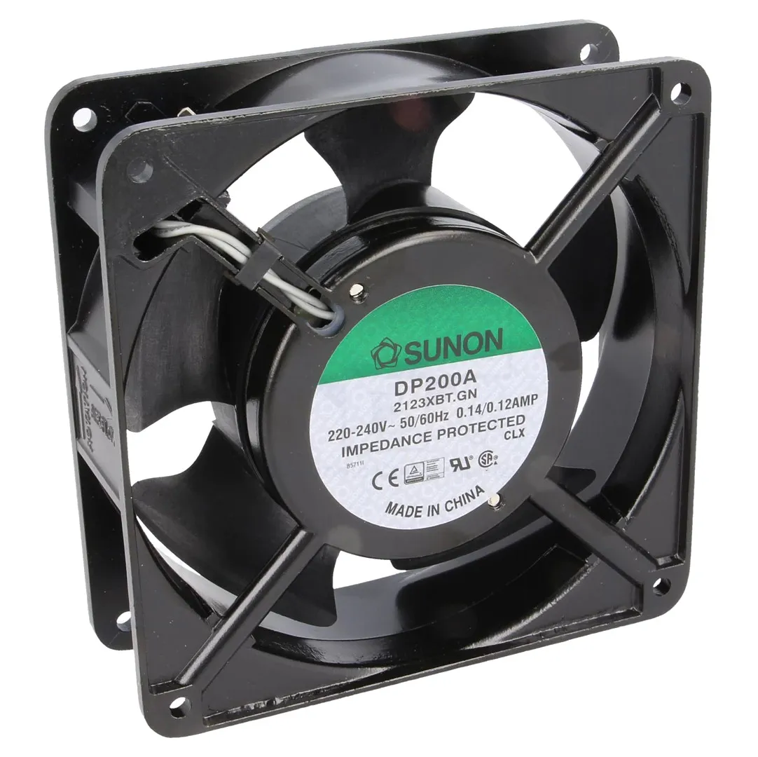 Fan 230V 120x38 B T 165m³/h 45dBA 22W