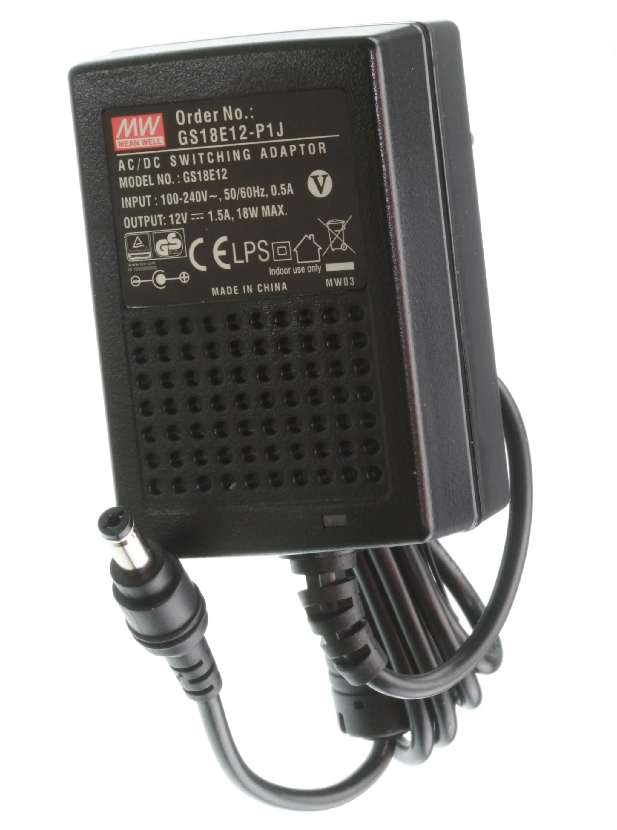 SPS Plug-in 18W 12V/1,5A
