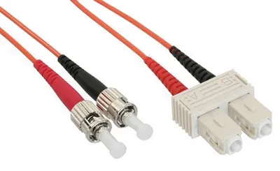 Lyslederkabel OM2 SC/ST 5m Orange