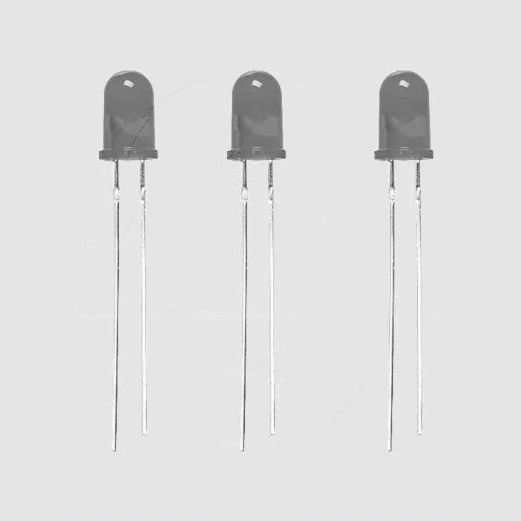 LED Diffuse Green 63mcd 45° 5mm