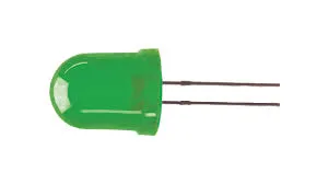 LED Diffuse Green 60mcd 60deg; 10mm