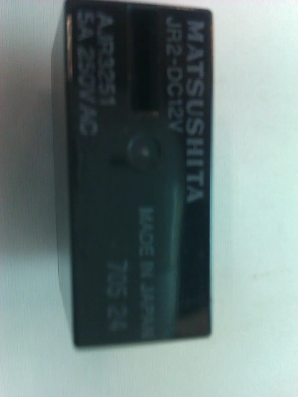 RELAY 12VDC 5A 250VAC 2 x skifte
