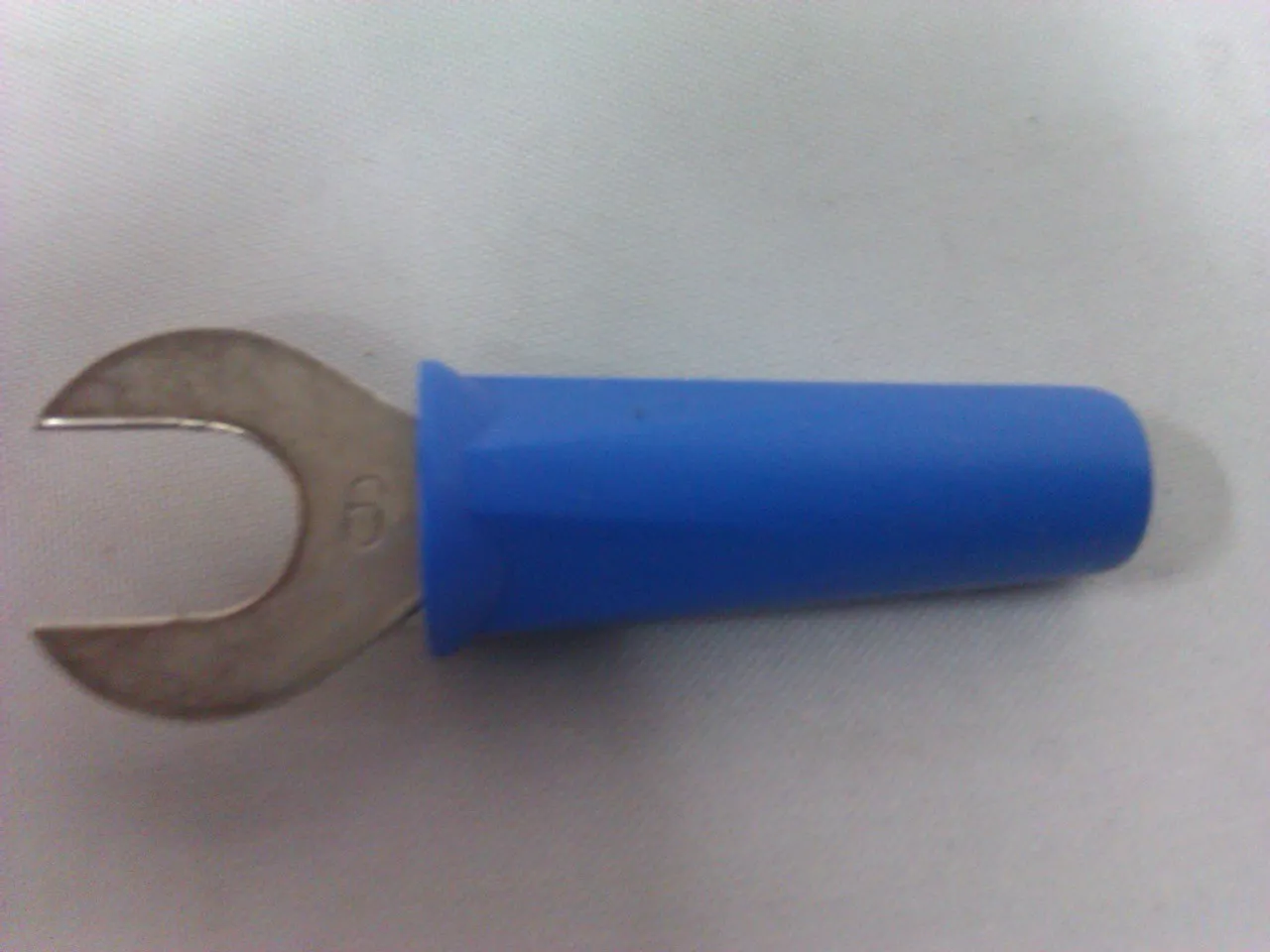 Blå Spadestik-adaptor 4mm