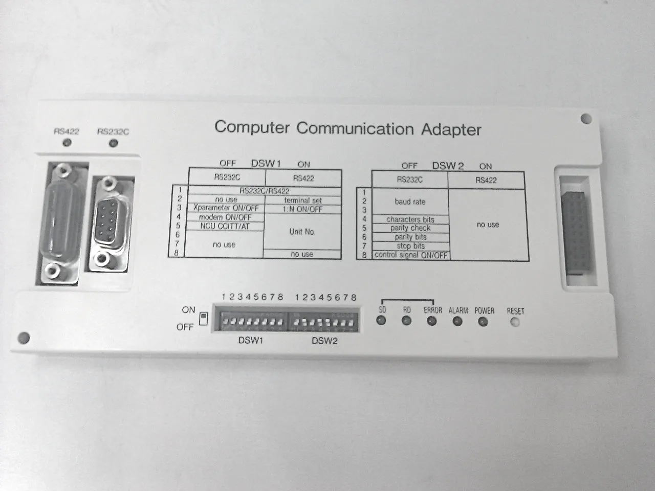 MATSUSHITA COMPUTER COMMUNICATION ADAPTER
