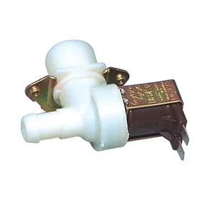 Magnetventil, enkelt 14mm, 90 grader, 230VAC