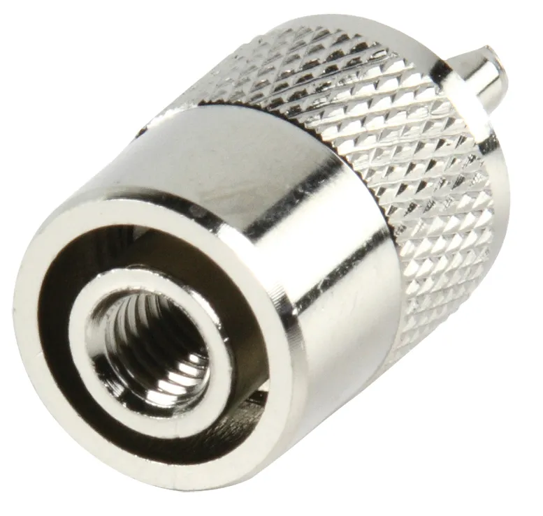 PL259 UHF-stik 5,5mm, LODNING For RG59