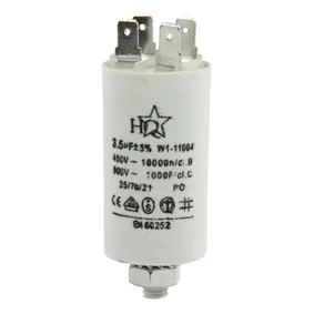 Motorstart kondensator 3,5uF, 450V Ø28x55mm