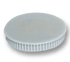 Dæksel Blank grå for 15mm. knap