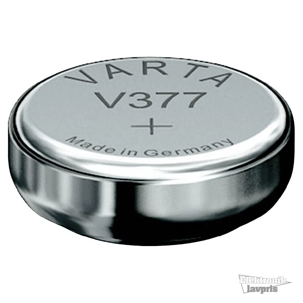 SR626 6,8x2,6mm. 27mAh 1,55V V377 Blister