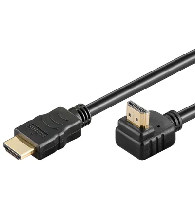 HDMI 1.4, vinklet 90°, 2m