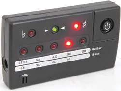 CT64 LED guitar + bass tuner