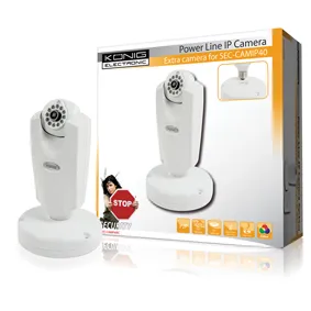 EXTRA POWERLINE IP CAMERA FOR SEC-CAMIP40