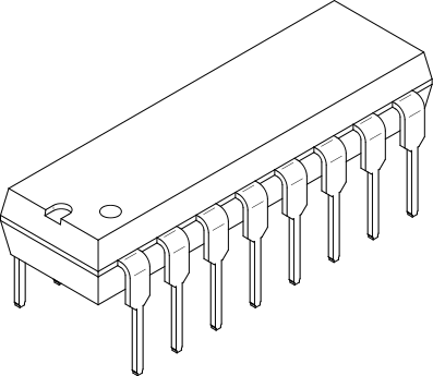 Integratede Pulse Dialer with redial DIL16