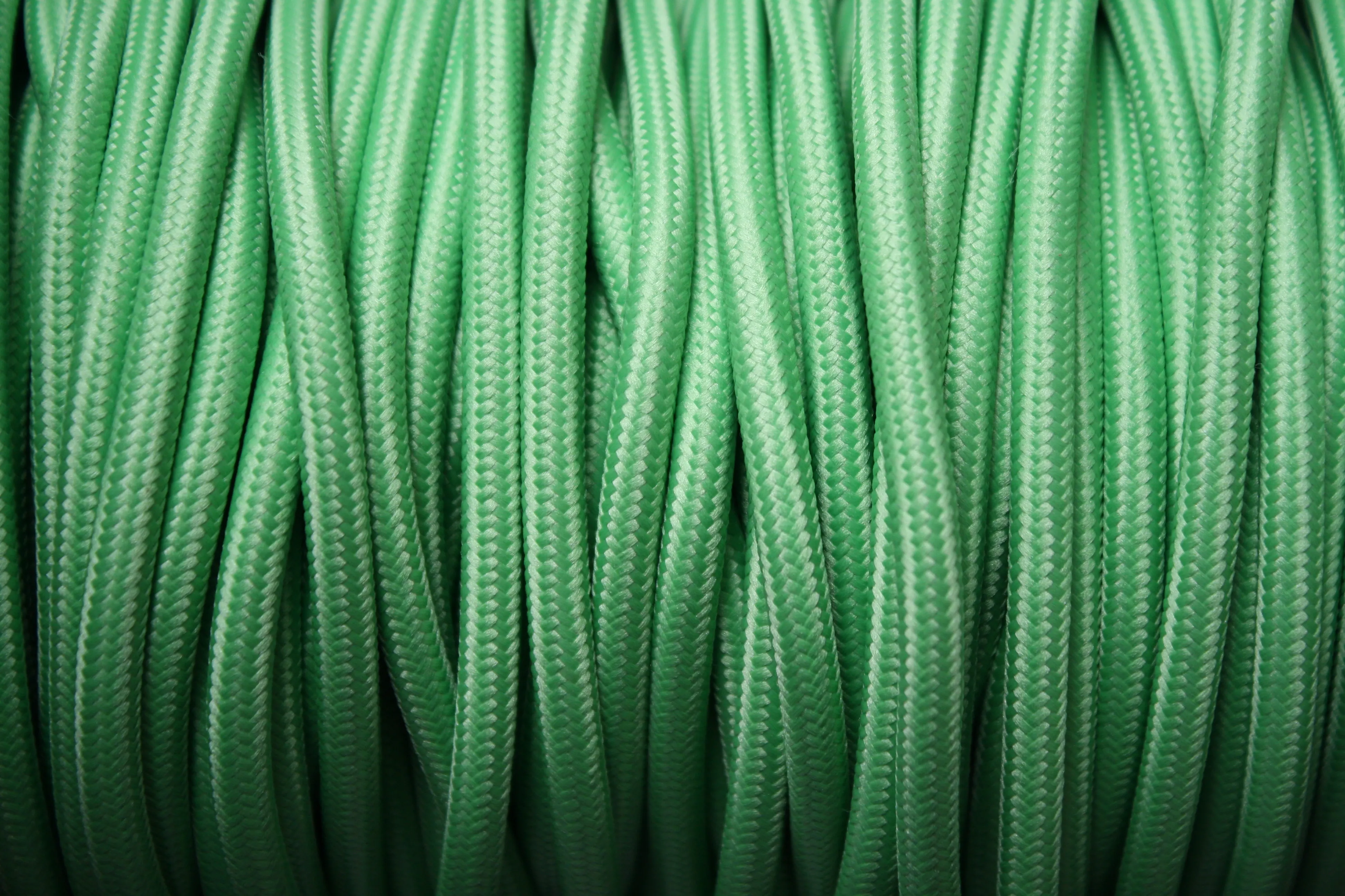 Stofledning - 2 x 0,75mm², Grøn