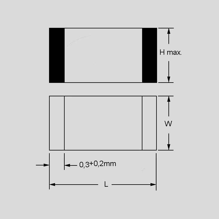 SMD MKT Capacitor 10nF 10% 63V 1824