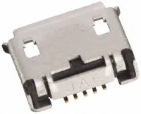 Micro USB Type B receptacle SMT