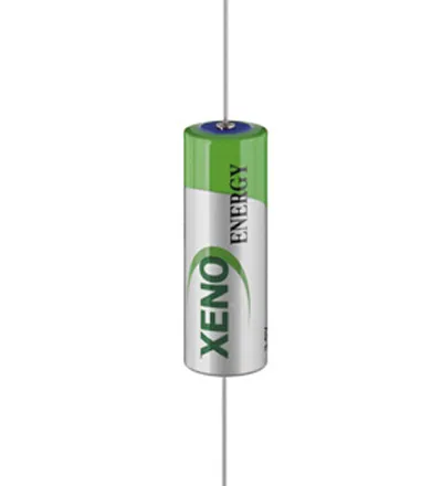 A 16,8x50,7mm. 3,6V 3400mAh.  med trådender