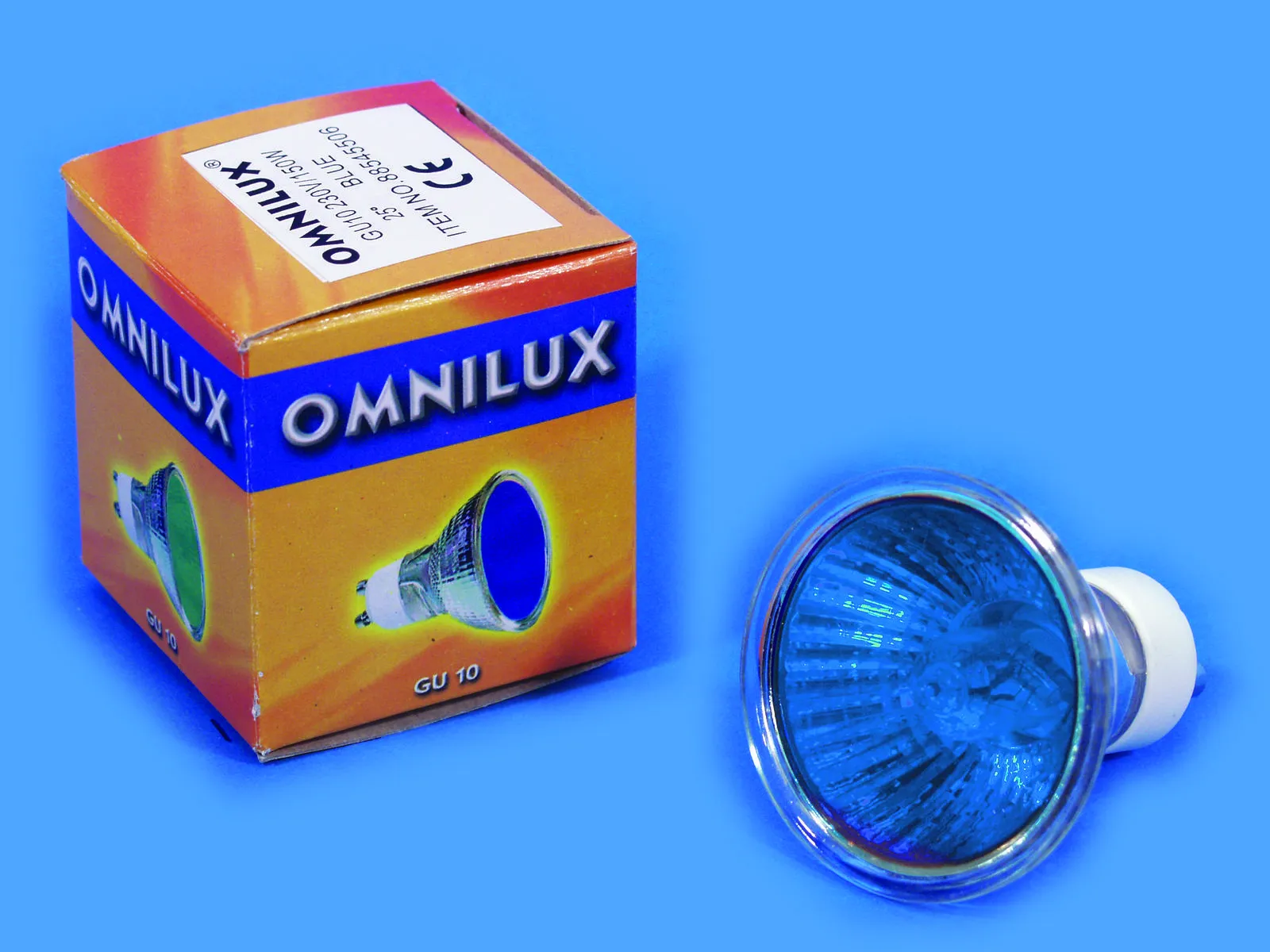 OMNILUX GU-10 230V/35W 1500h BLÅ