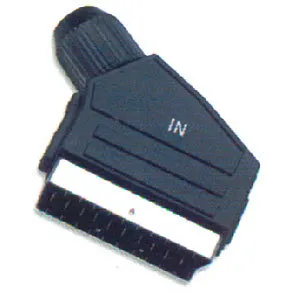 DIN 6P Hun / Scart han adapter IN