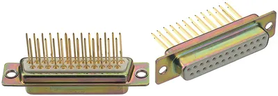 D-Sub-Socket 25-Pole Wire-wrap, 12mm