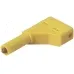 Sikkerhedsbanan stik 4mm  GUL