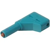 Sikkerhedsbanan stik 4mm  Blå