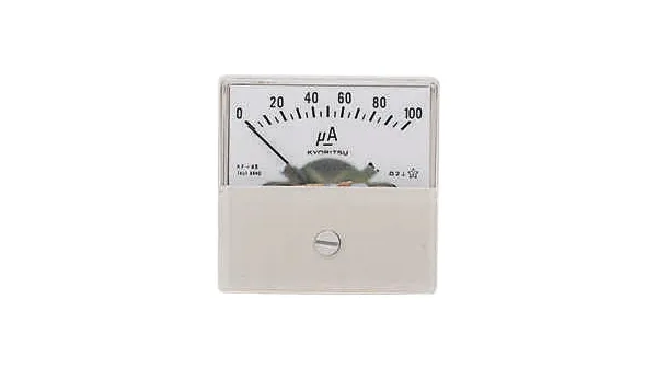 Analogt panelinstrument 0...100 µADC
