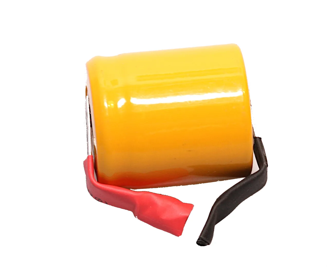 Ø=22,5x27,5mm. NiCd-Akku 1,2V 600mAh. m. loddeflige
