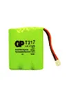 38x30,5x10,5mm. 500mAh NiMH 3,6V
